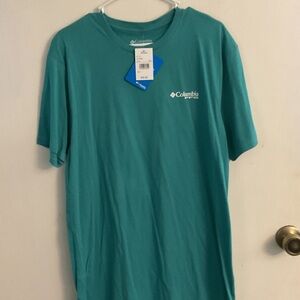 Columbia Men's Teal Short Sleeve Tee